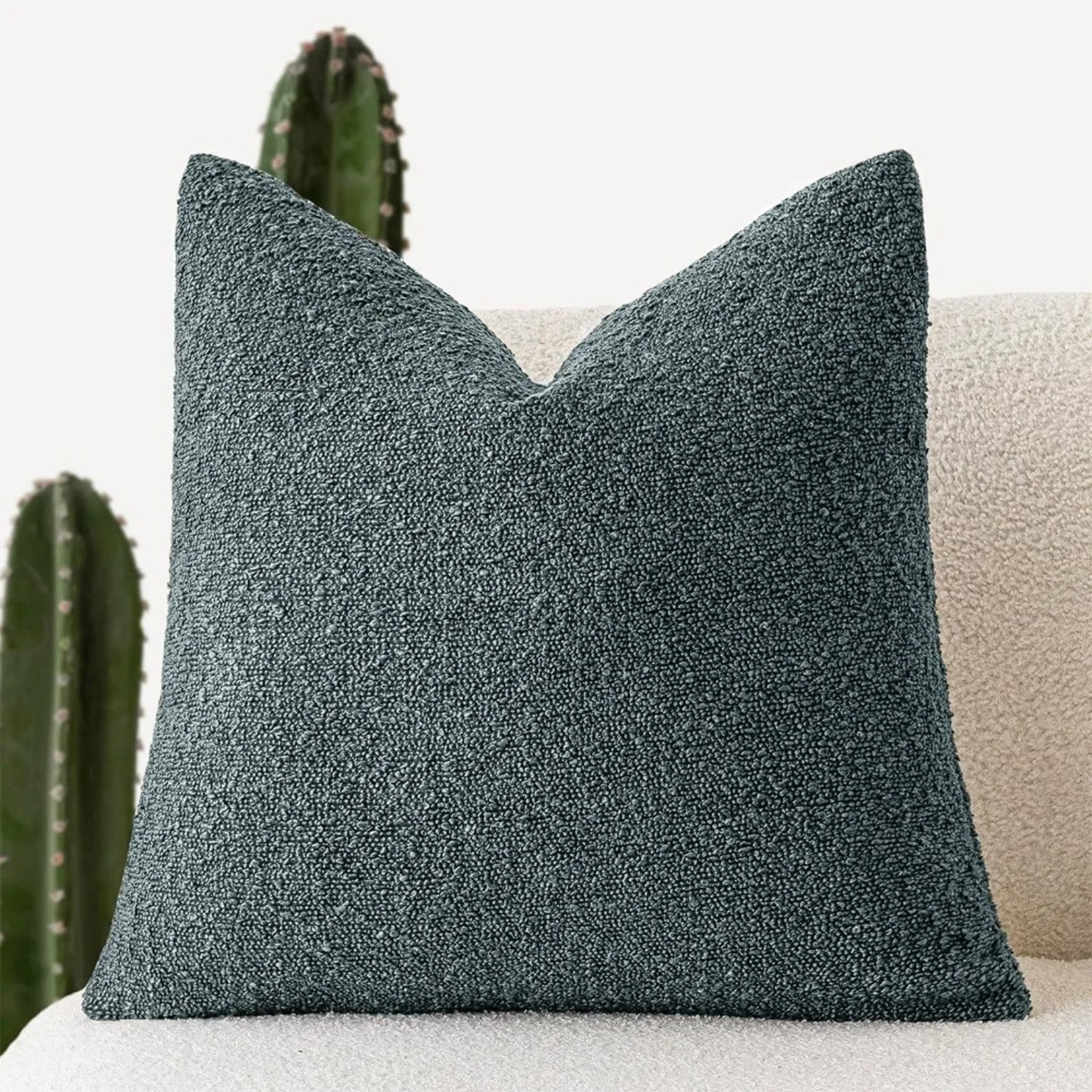 Plush Tulum Throw Pillow Cover 45x45cm Soft Cushion