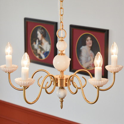 Sleek Chrome Hanging Light Fixture