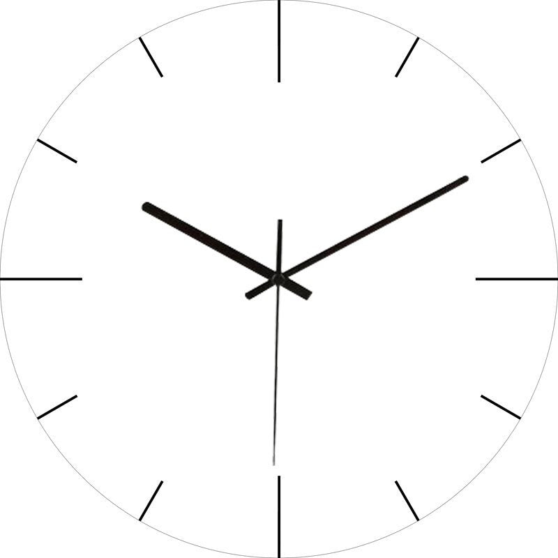 Modern Slim Large Wall Clock