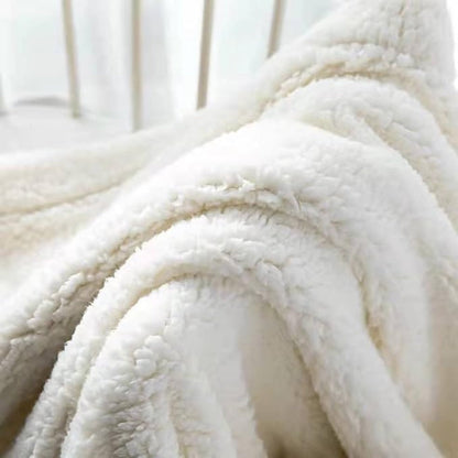Plush Faux Fur Throw Blanket