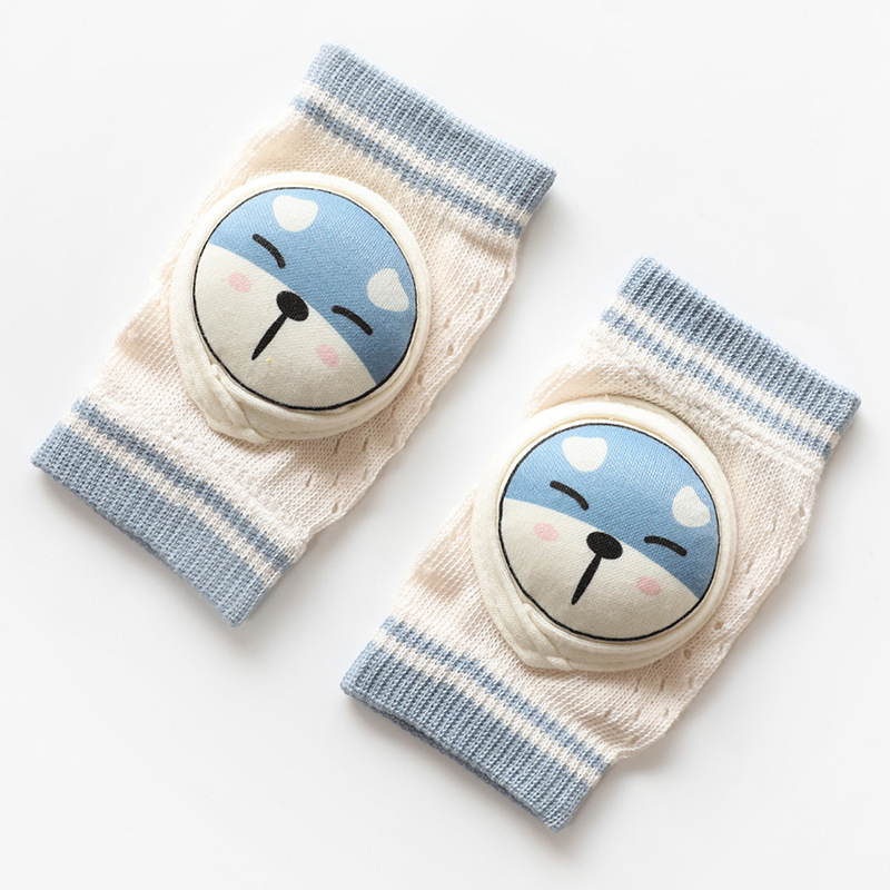 Soft Baby Crawling Kneepads with Grip Protection