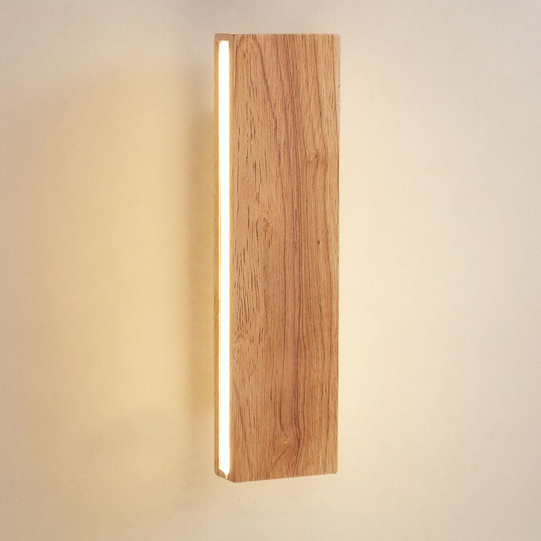 Asian Style LED Wooden Wall Light