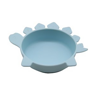 Soft Silicone Baby Bowl with Dinosaur Design