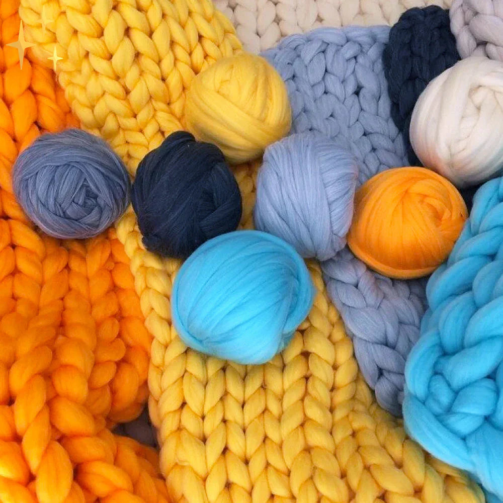Fesara | Big Bulky 1kg Yarn for Cozy Blankets