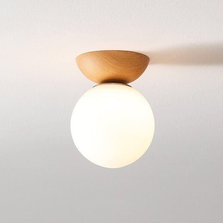 Simple Wooden LED Ceiling Zen Light - Fesara