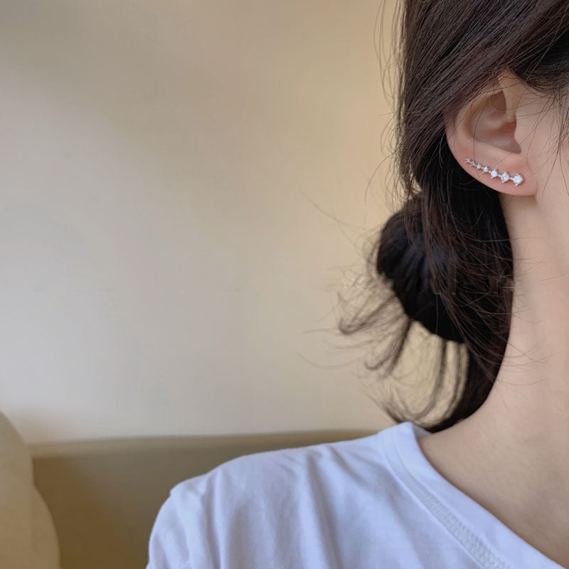 Luxurious Diamond Solitaire Earrings