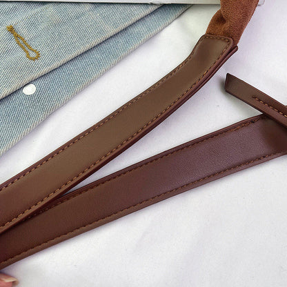 Luxurious Suede Crossbody Bag with Extra Storage