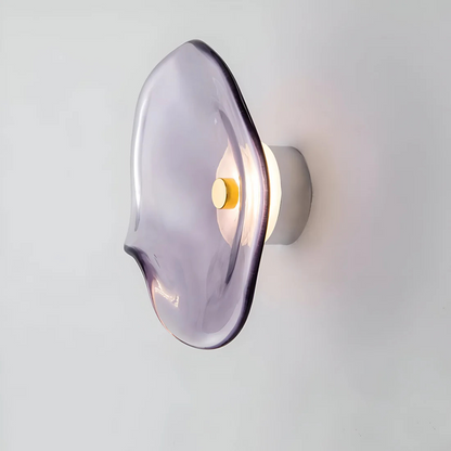 Round Glass Mounted Lamp