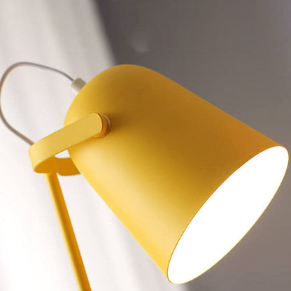 Sleek Brushed Metal Desk Lamp LED Light