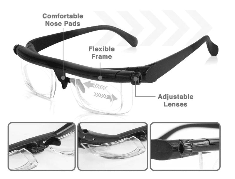 Prescription Free Adjustable Focus Reading Glasses