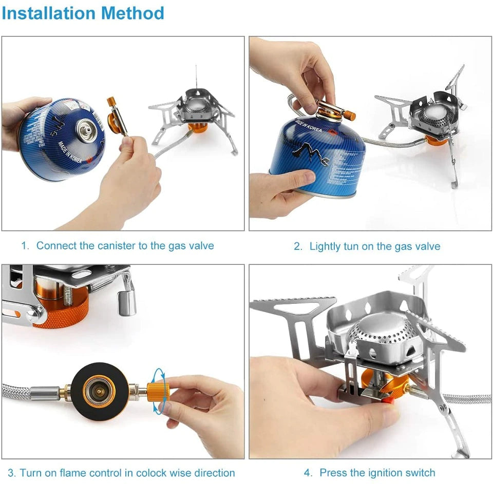 Portable Waterproof Camping Gas Cooker