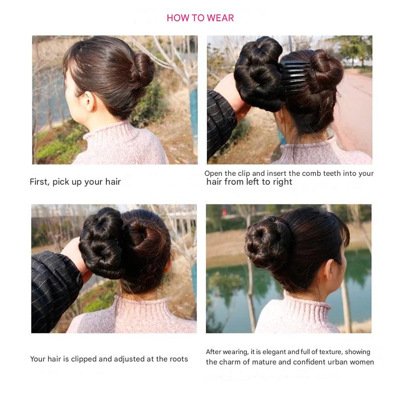 Simple Floral Hair Clip for Easy Styling
