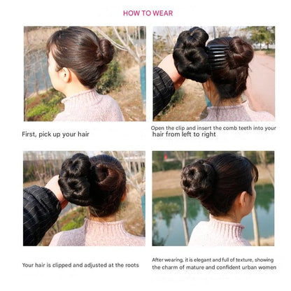 Simple Floral Hair Clip for Easy Styling