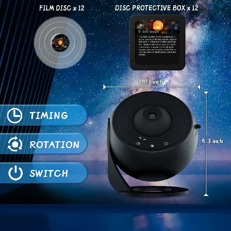 Cosmic Star Light Projector Galaxy Night Lamp