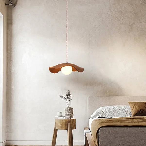 Elegant Natural Leaf Hanging Lamp
