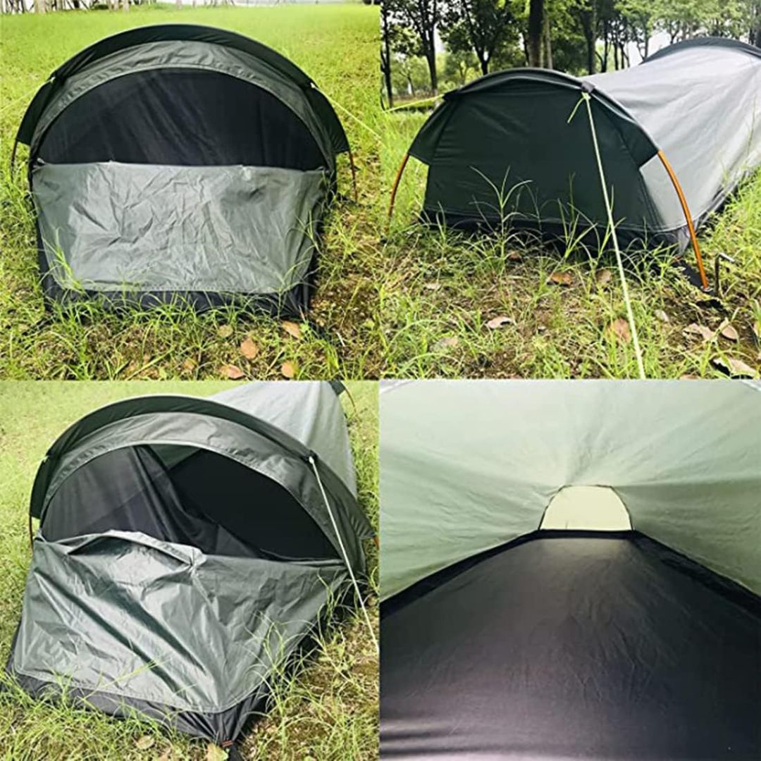 Portable 1-Man Water Resistant Camper Tent – Easy Setup