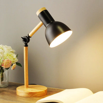Rustic Wood Modern Table Lamp