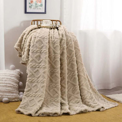 Plush Fleece Throw Blanket