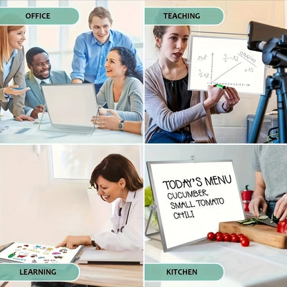 Double Sided Magnetic Whiteboard for Home and Office