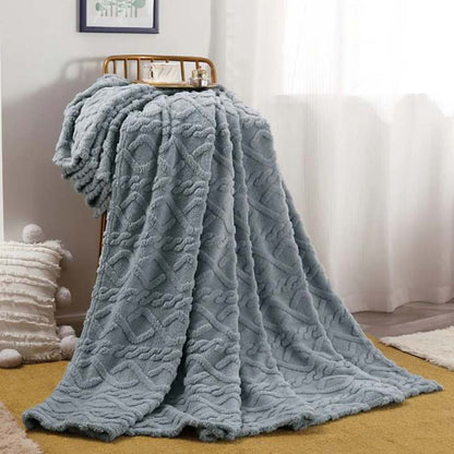 Plush Fleece Throw Blanket