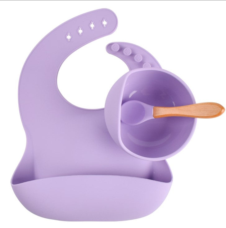 Soft Baby Silicone Feeding Set