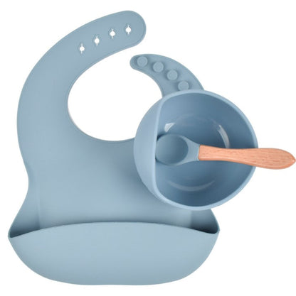 Soft Baby Silicone Feeding Set