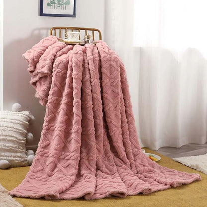 Plush Fleece Throw Blanket