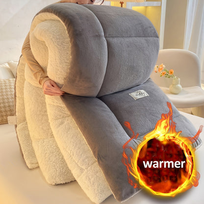 Cozy Cabin Plush Fleece Duvet Blanket