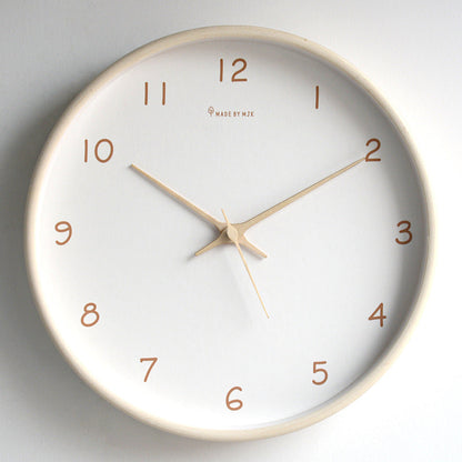 Natural Wooden Wall Clock - Fesara