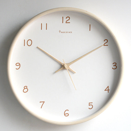 Natural Wooden Wall Clock - Fesara