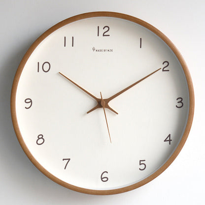 Natural Wooden Wall Clock