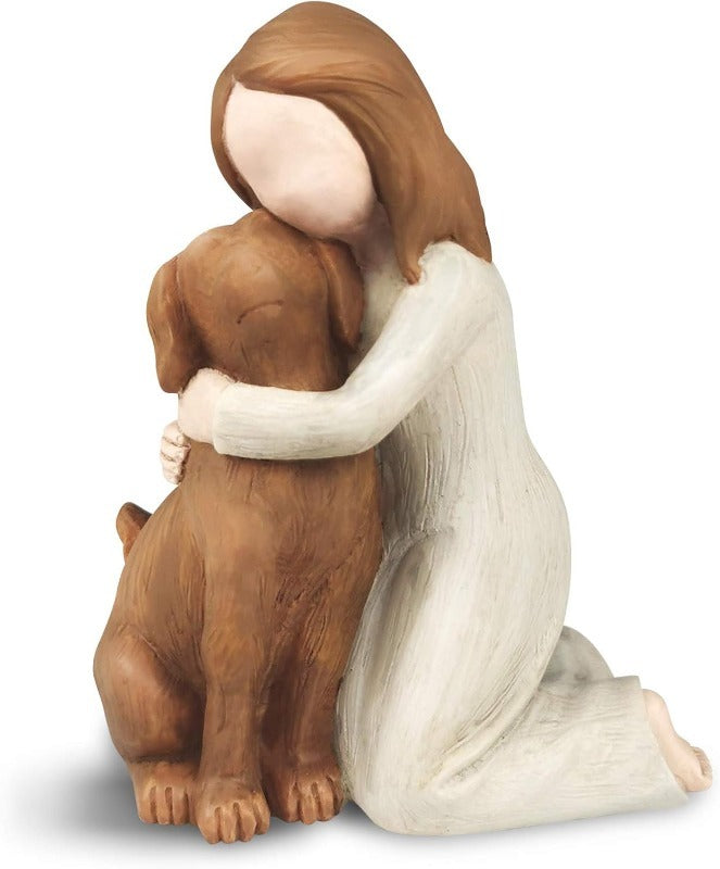 Adorable Dog Angel Decor Figurines