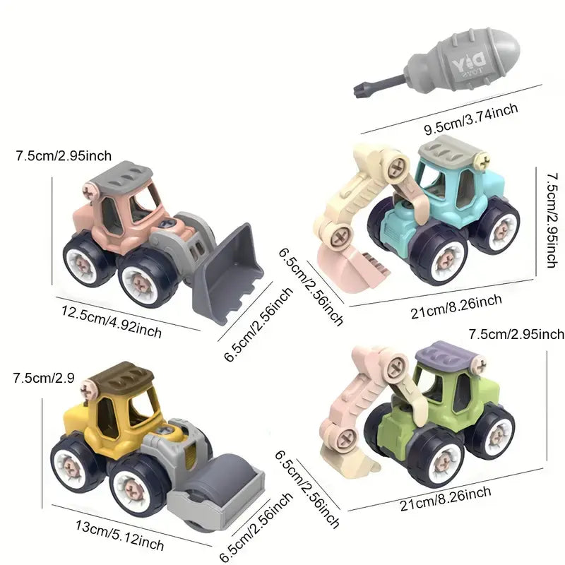 Ultimate Building Truck Toy Set