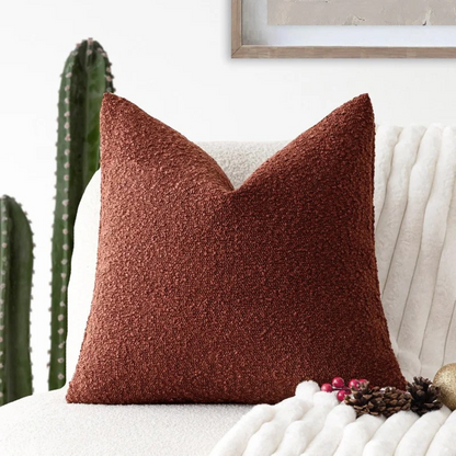 Plush Tulum Throw Pillow Cover 45x45cm Soft Cushion