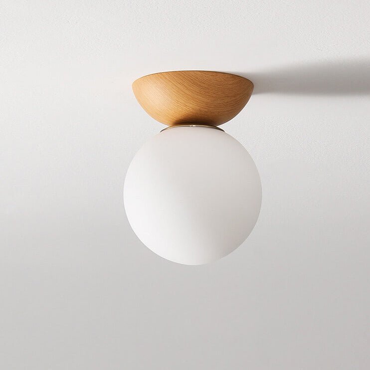 Simple Wooden LED Ceiling Zen Light