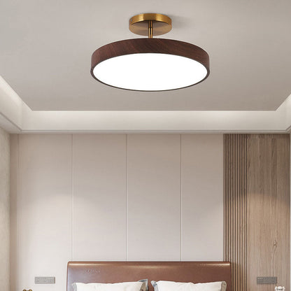 Asian Style Round LED Ceiling Mount Light