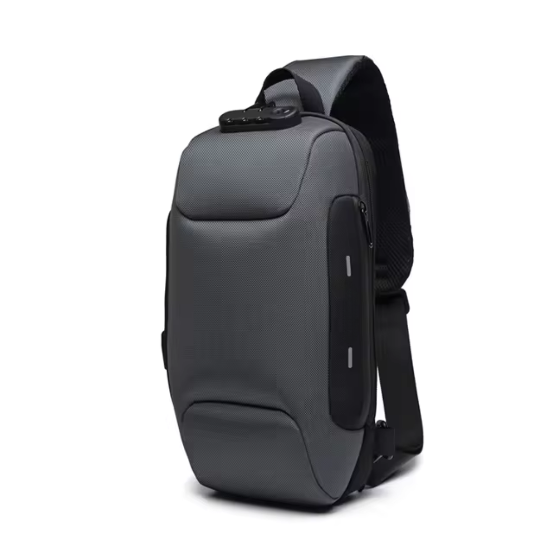 Safe Crossbody Purse with USB Charger - Fesara