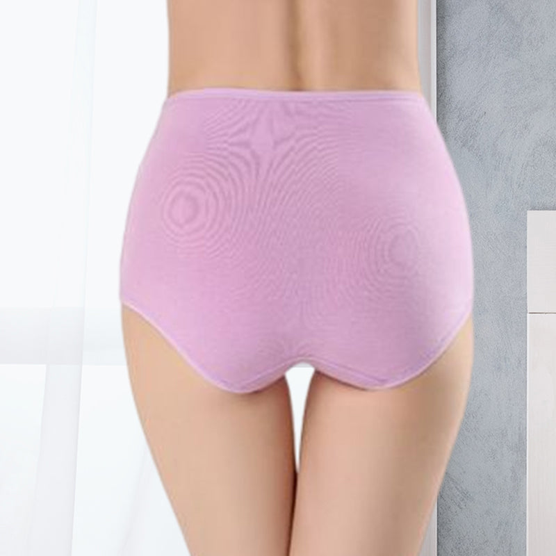 Comfortable High Waist Women's Cotton Briefs