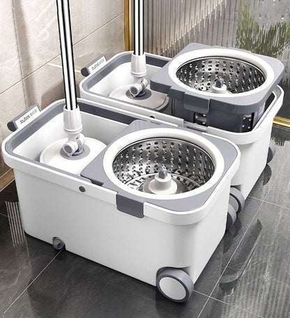 360° Spin Mop and Bucket Set with Easy Wringer