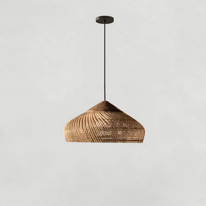 Natural Woven Pendant Light Fixture