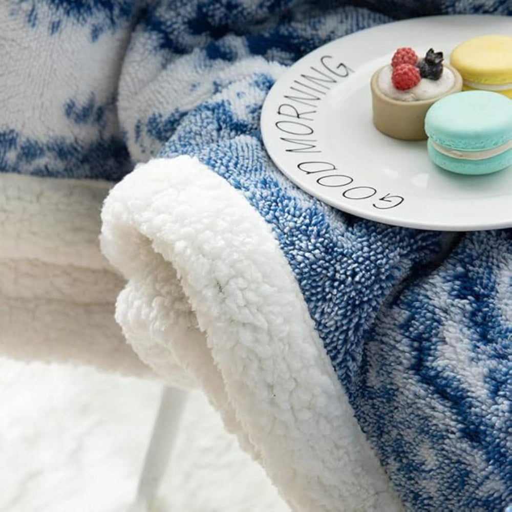 Plush Faux Fur Throw Blanket