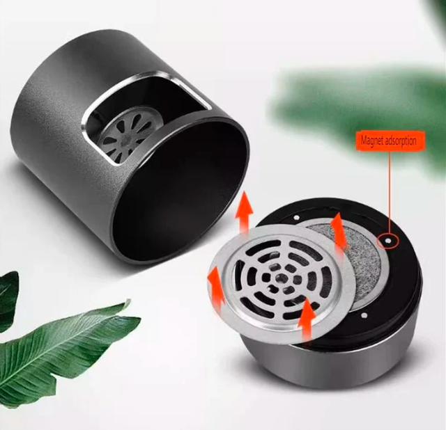 Portable Air Purifying Ashtray with Filter