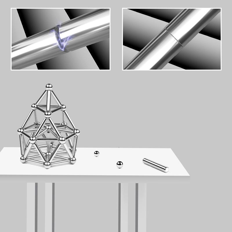 Magnetic Building Blocks Set for Kids DIY Creativity
