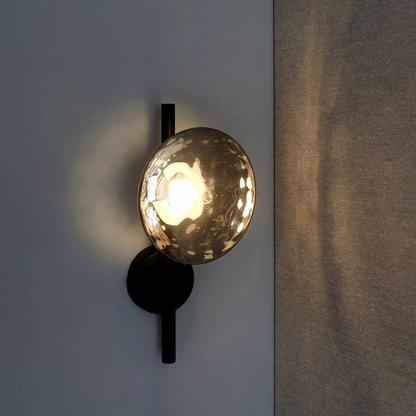 Elegant Glass Panel Wall Light