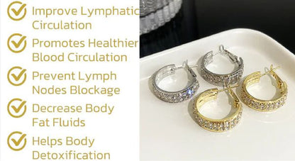 Detox Lymph Node Circle Earrings