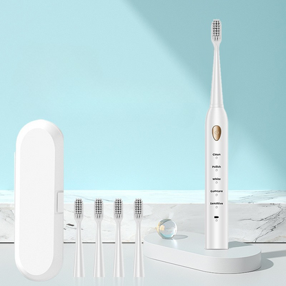Electric Toothbrush with Replaceable Heads