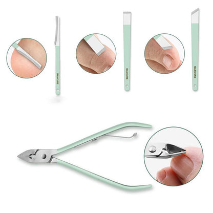 Travel Nail Care Kit with Clippers (12/16 Pieces)
