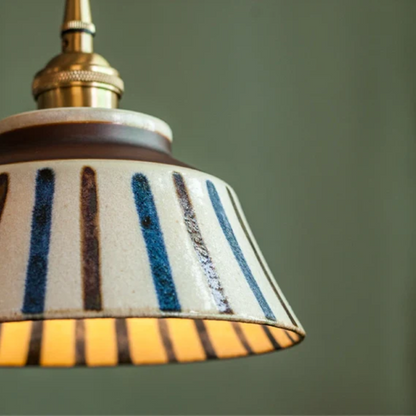 Vintage Style Ceramic Hanging Lamp