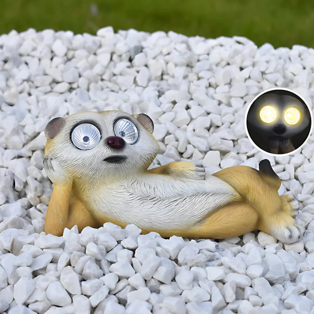 Colorful Solar Meerkat Garden Lights