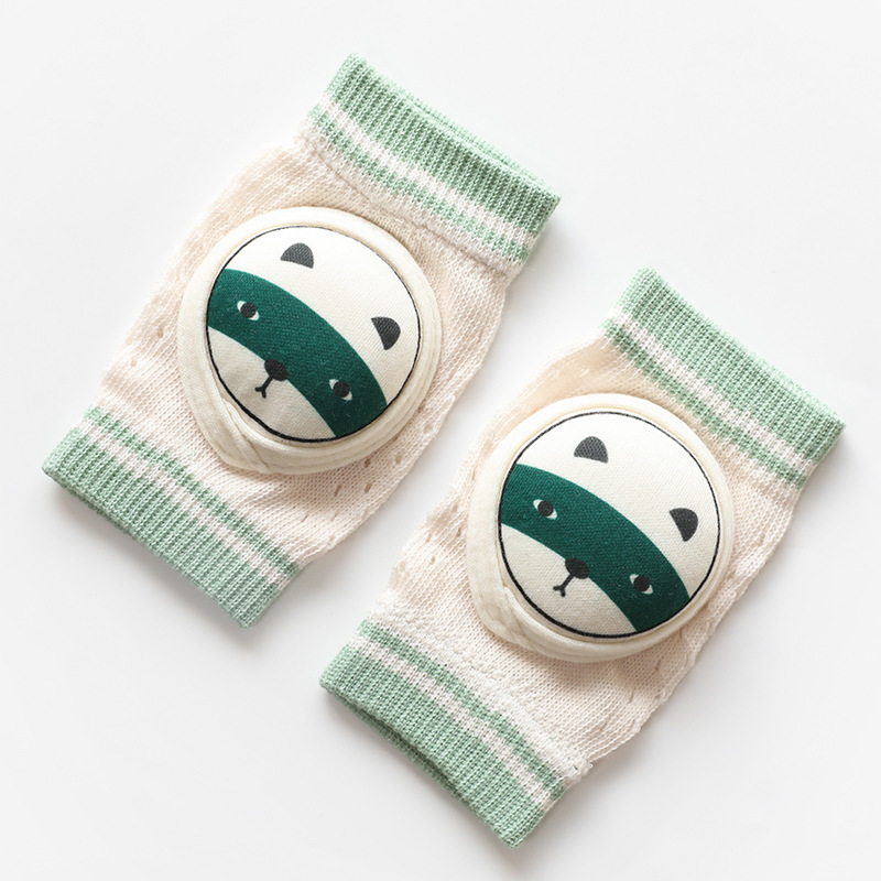 Soft Baby Crawling Kneepads with Grip Protection